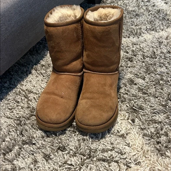 UGG Tan and Cream Fur-Lined Boots UGG | Shoes | Ugg Tan Winter Boots With Cream Fur | Poshmark main image 2